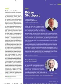 Titelbild der Ausgabe 4/2022 von Borse Stuttgart. Zeitschriften als Abo oder epaper bei United Kiosk online kaufen.
