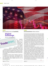 Titelbild der Ausgabe 2/2023 von Derivateemittenten wollen wachsen. Zeitschriften als Abo oder epaper bei United Kiosk online kaufen.