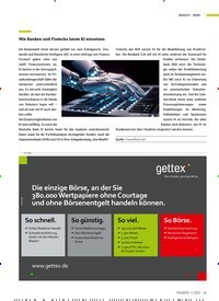 Titelbild der Ausgabe 11/2023 von Wie Banken und Fintechs heute KI einsetzen. Zeitschriften als Abo oder epaper bei United Kiosk online kaufen.