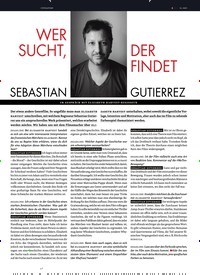 Titelbild der Ausgabe 73/2019 von TITELSTORY: WER SUCHT, DER FINDET SEBASTIAN GUTIERREZ. Zeitschriften als Abo oder epaper bei United Kiosk online kaufen.