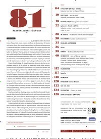 Titelbild der Ausgabe 81/2020 von 81 PERSÖNLICHESFÜRWORT. Zeitschriften als Abo oder epaper bei United Kiosk online kaufen.
