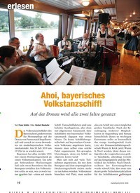 Titelbild der Ausgabe 4/2019 von Ahoi, bayerisches Volkstanzschiff!. Zeitschriften als Abo oder epaper bei United Kiosk online kaufen.