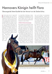 Titelbild der Ausgabe 9/2019 von Hannovers Königin heißt Flora. Zeitschriften als Abo oder epaper bei United Kiosk online kaufen.