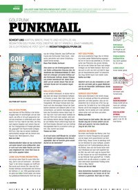 Titelbild der Ausgabe 6/2019 von GOLFPUNK: PUNKMAIL. Zeitschriften als Abo oder epaper bei United Kiosk online kaufen.