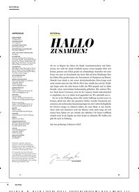 Titelbild der Ausgabe 1/2022 von HALLO ZUSAMMEN!. Zeitschriften als Abo oder epaper bei United Kiosk online kaufen.