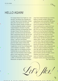 Titelbild der Ausgabe 1/2022 von HELLO AGAIN!. Zeitschriften als Abo oder epaper bei United Kiosk online kaufen.