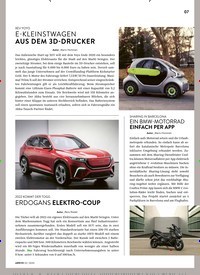 Titelbild der Ausgabe 2/2020 von XEV YOYO: E-KLEINSTWAGEN AUS DEM 3D-DRUCKER. Zeitschriften als Abo oder epaper bei United Kiosk online kaufen.