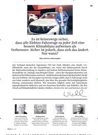 Titelbild der Ausgabe 1/2021 von Es ist keineswegs sicher, dass alle Elektro-Fahrzeuge zu jeder Zeit eine bessere Klimabilanz aufweisen als Verbrenner. Sicher ist jedoch, dass sich das ändert. Nur wann?. Zeitschriften als Abo oder epaper bei United Kiosk online kaufen.