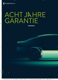 Titelbild der Ausgabe 6/2021 von ACHT JAHRE GARANTIE. Zeitschriften als Abo oder epaper bei United Kiosk online kaufen.
