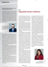 Titelbild der Ausgabe 1/2020 von SPD: Kapazität weiter erhöhen!. Zeitschriften als Abo oder epaper bei United Kiosk online kaufen.