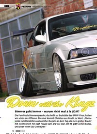 Titelbild der Ausgabe 1/2021 von 1992er BMW 325i E36: Down with the Kingz. Zeitschriften als Abo oder epaper bei United Kiosk online kaufen.