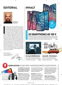 Titelbild der Ausgabe 11/2022 von LESER-AKTION: 30-GB-TARIF + NINTENDO SWITCH OLED FÜR 29 €. Zeitschriften als Abo oder epaper bei United Kiosk online kaufen.