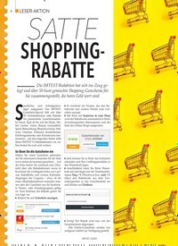 Titelbild der Ausgabe 2/2021 von SATTE SHOPPINGRABATTE. Zeitschriften als Abo oder epaper bei United Kiosk online kaufen.