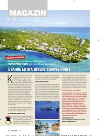 Titelbild der Ausgabe 120/2022 von 5 JAHRE EXTRA DIVERS TEMPLE POINT. Zeitschriften als Abo oder epaper bei United Kiosk online kaufen.
