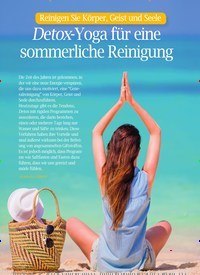 Titelbild der Ausgabe 11/2022 von Detox-Yoga für eine sommerliche Reinigung. Zeitschriften als Abo oder epaper bei United Kiosk online kaufen.