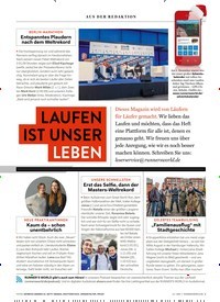Titelbild der Ausgabe 12/2022 von LAUFEN IST UNSER LEBEN. Zeitschriften als Abo oder epaper bei United Kiosk online kaufen.