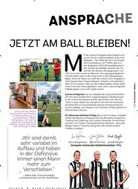 Titelbild der Ausgabe 2/2022 von JETZT AM BALL BLEIBEN!. Zeitschriften als Abo oder epaper bei United Kiosk online kaufen.