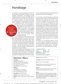 Titelbild der Ausgabe 4/2022 von Hundstage. Zeitschriften als Abo oder epaper bei United Kiosk online kaufen.