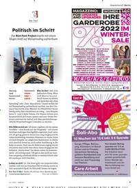 Titelbild der Ausgabe 4/2022 von Politisch im Schritt. Zeitschriften als Abo oder epaper bei United Kiosk online kaufen.