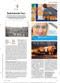 Titelbild der Ausgabe 20/2022 von Bedrückende Tour. Zeitschriften als Abo oder epaper bei United Kiosk online kaufen.