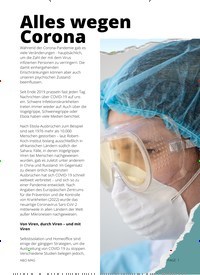 Titelbild der Ausgabe 1/2022 von Alles wegen Corona. Zeitschriften als Abo oder epaper bei United Kiosk online kaufen.