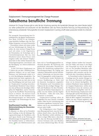 Titelbild der Ausgabe 5/2021 von Tabuthema berufliche Trennung. Zeitschriften als Abo oder epaper bei United Kiosk online kaufen.
