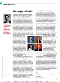 Titelbild der Ausgabe 15/2025 von The people behind AI. Zeitschriften als Abo oder epaper bei United Kiosk online kaufen.
