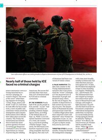 Titelbild der Ausgabe 18/2025 von Nearly half of those held by ICE faced no criminal charges. Zeitschriften als Abo oder epaper bei United Kiosk online kaufen.