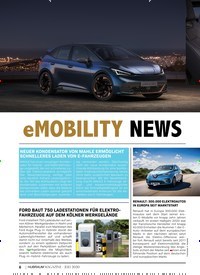 Titelbild der Ausgabe 8/2020 von eMOBILITY NEWS. Zeitschriften als Abo oder epaper bei United Kiosk online kaufen.