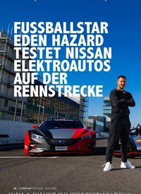 Titelbild der Ausgabe 8/2020 von FUSSBALLSTAR EDEN HAZARD TESTET NISSAN ELEKTROAUTOS AUF DER RENNSTRECKE. Zeitschriften als Abo oder epaper bei United Kiosk online kaufen.