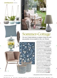 Titelbild der Ausgabe 4/2020 von INSPIRATION | NEWS: Sommer-Cottage. Zeitschriften als Abo oder epaper bei United Kiosk online kaufen.