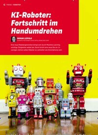 Titelbild der Ausgabe 6/2025 von KI-Roboter: Fortschritt im Handumdrehen. Zeitschriften als Abo oder epaper bei United Kiosk online kaufen.