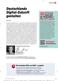 Titelbild der Ausgabe 7/2025 von Deutschlands Digital-Zukunft gestalten. Zeitschriften als Abo oder epaper bei United Kiosk online kaufen.