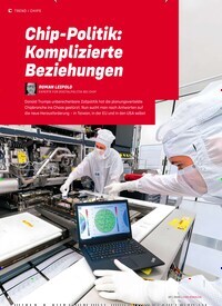 Titelbild der Ausgabe 7/2025 von Chip-Politik: Komplizierte Beziehungen. Zeitschriften als Abo oder epaper bei United Kiosk online kaufen.
