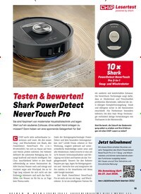 Titelbild der Ausgabe 7/2025 von Testen & bewerten! Shark PowerDetect NeverTouch Pro. Zeitschriften als Abo oder epaper bei United Kiosk online kaufen.