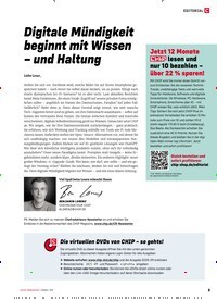 Titelbild der Ausgabe 9/2025 von Digitale Mündigkeit beginnt mit Wissen – und Haltung. Zeitschriften als Abo oder epaper bei United Kiosk online kaufen.