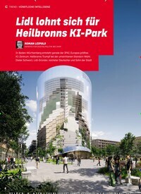 Titelbild der Ausgabe 9/2025 von Lidl lohnt sich für Heilbronns KI-Park. Zeitschriften als Abo oder epaper bei United Kiosk online kaufen.
