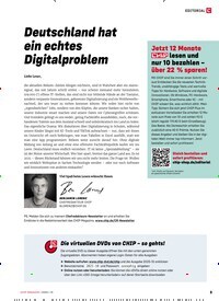 Titelbild der Ausgabe 10/2025 von Deutschland hat ein echtes Digitalproblem. Zeitschriften als Abo oder epaper bei United Kiosk online kaufen.