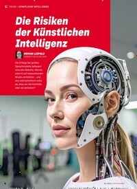 Titelbild der Ausgabe 10/2025 von Die Risiken der Künstlichen Intelligenz. Zeitschriften als Abo oder epaper bei United Kiosk online kaufen.