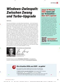 Titelbild der Ausgabe 11/2025 von Windows-Zwiespalt: Zwischen Zwang und Turbo-Upgrade. Zeitschriften als Abo oder epaper bei United Kiosk online kaufen.
