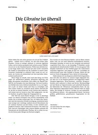 Titelbild der Ausgabe 1/2022 von Die Ukraine ist überall. Zeitschriften als Abo oder epaper bei United Kiosk online kaufen.