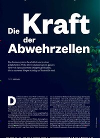 Titelbild der Ausgabe 1/2022 von Die Kraft der Abwehrzellen. Zeitschriften als Abo oder epaper bei United Kiosk online kaufen.
