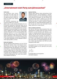 Titelbild der Ausgabe 1/2021 von VORWORT: „Entertainment statt Party zum Jahreswechsel“. Zeitschriften als Abo oder epaper bei United Kiosk online kaufen.