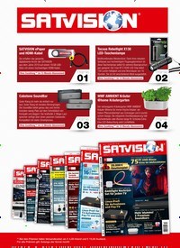 Titelbild der Ausgabe 1/2021 von SATVISION. Zeitschriften als Abo oder epaper bei United Kiosk online kaufen.
