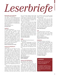 Titelbild der Ausgabe 2/2019 von Leserbriefe. Zeitschriften als Abo oder epaper bei United Kiosk online kaufen.