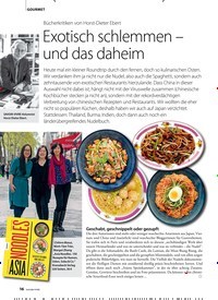 Titelbild der Ausgabe 8/2020 von Bücherkritiken von Horst-Dieter Ebert: Exotisch schlemmen - und das daheim. Zeitschriften als Abo oder epaper bei United Kiosk online kaufen.