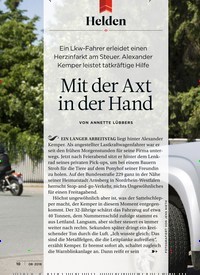 Titelbild der Ausgabe 8/2018 von Helden: Mit der Axt in der Hand. Zeitschriften als Abo oder epaper bei United Kiosk online kaufen.