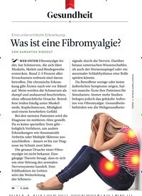 Titelbild der Ausgabe 11/2018 von Gesundheit: Was ist eine Fibromyalgie?. Zeitschriften als Abo oder epaper bei United Kiosk online kaufen.