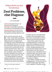 Titelbild der Ausgabe 8/2019 von Zwei Probleme, eine Diagnose. Zeitschriften als Abo oder epaper bei United Kiosk online kaufen.