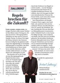 Titelbild der Ausgabe 3/2020 von ZUALLERERST: Regeln brechen für die Zukunft?. Zeitschriften als Abo oder epaper bei United Kiosk online kaufen.